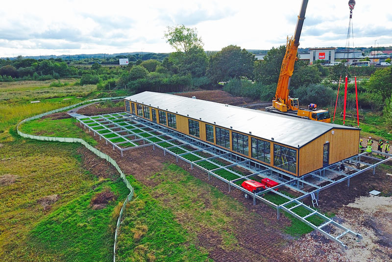 NYWT modular visitor centre